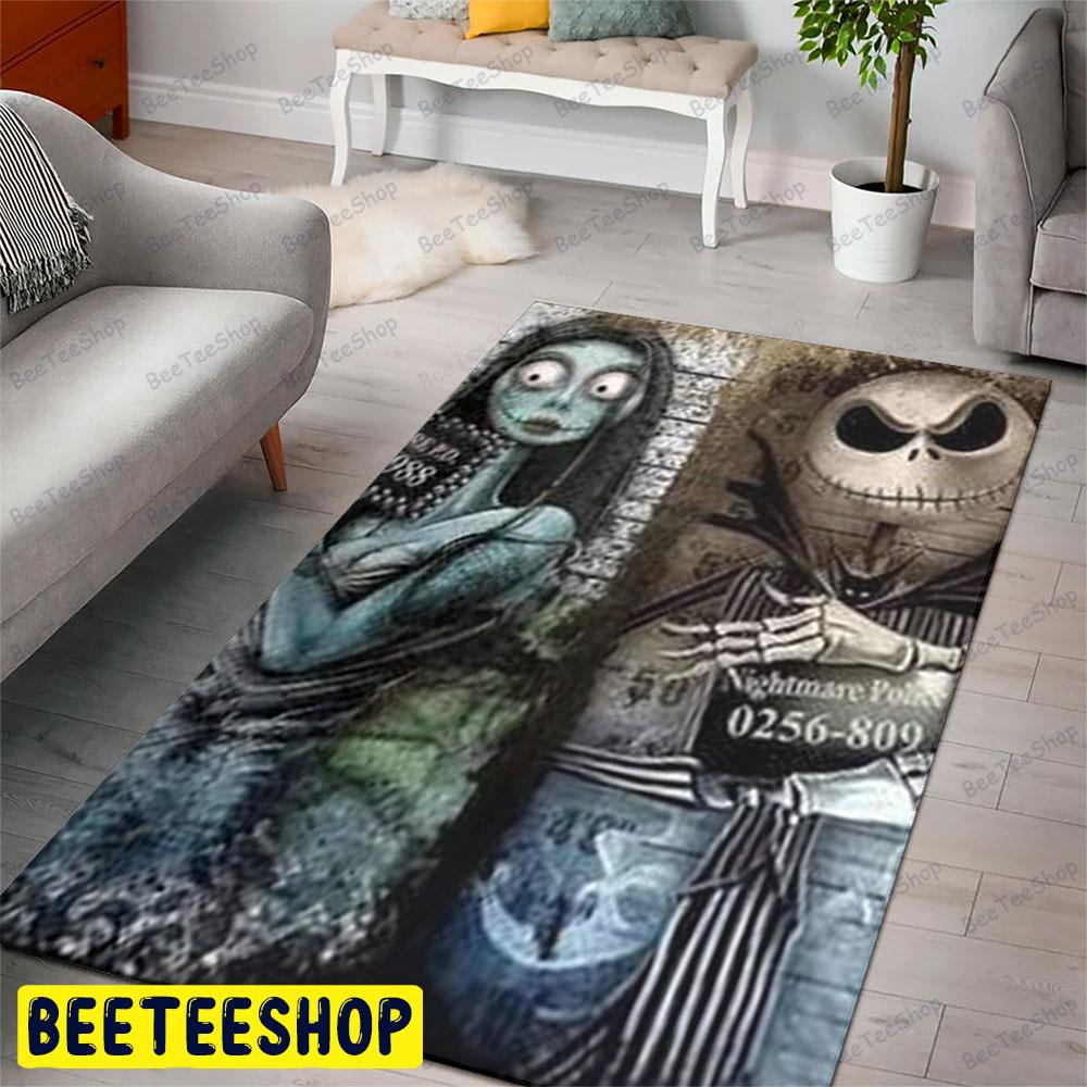 Criminal The Nightmare Before Christmas Halloween Beeteeshop Rug Rectangle