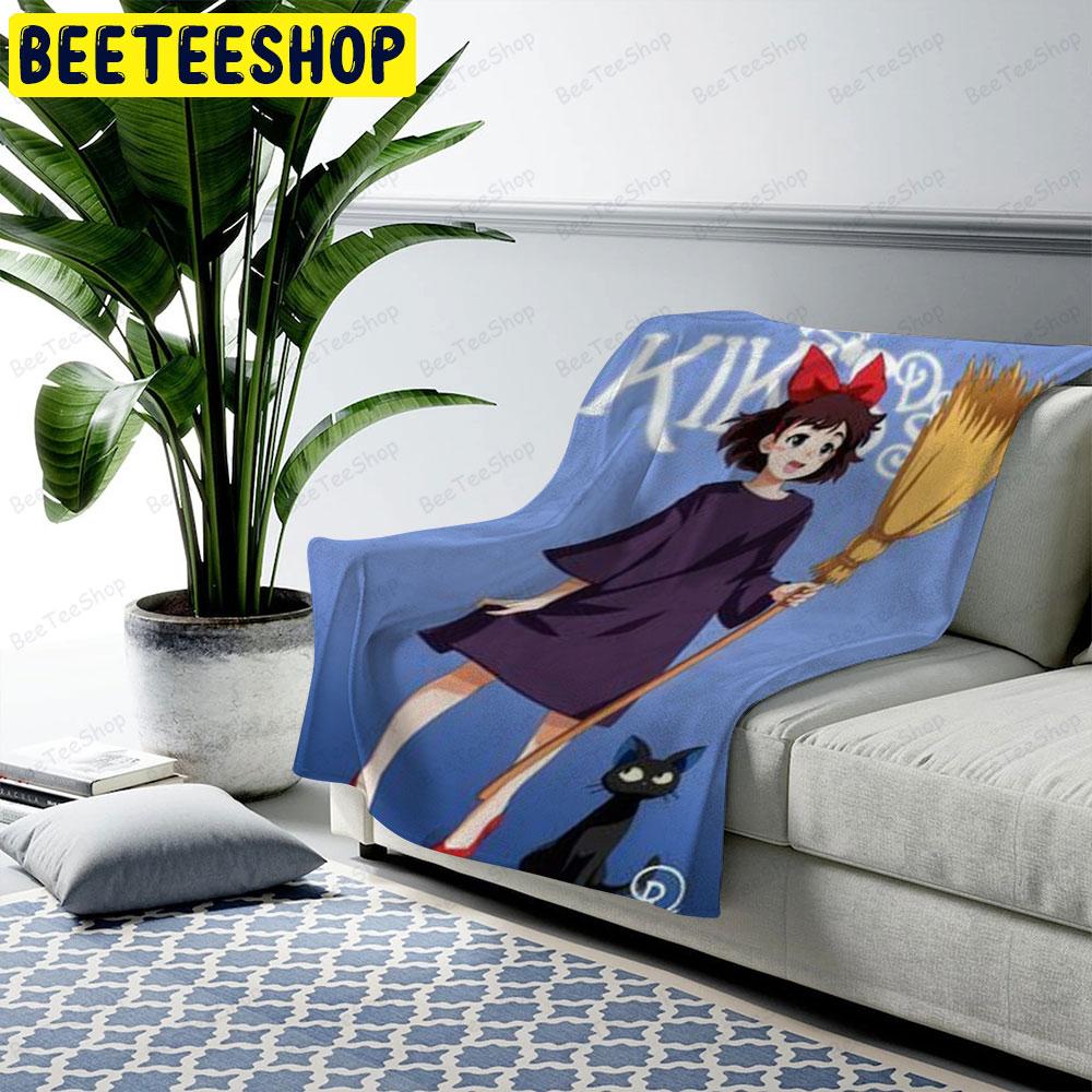 Cute Kiki’s Delivery Service Halloween Beeteeshop US Cozy Blanket