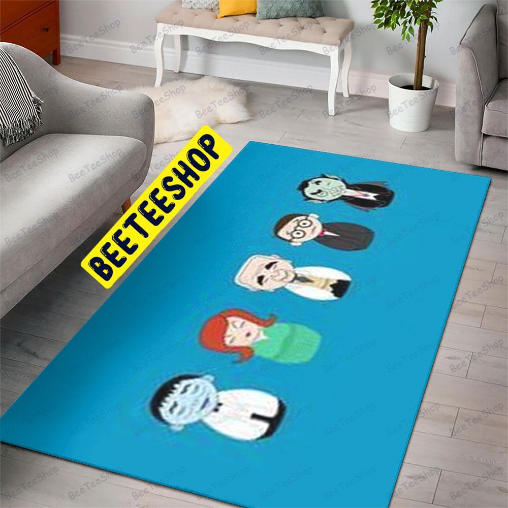 Cute Mad Monster Party Halloween Beeteeshop Rug Rectangle