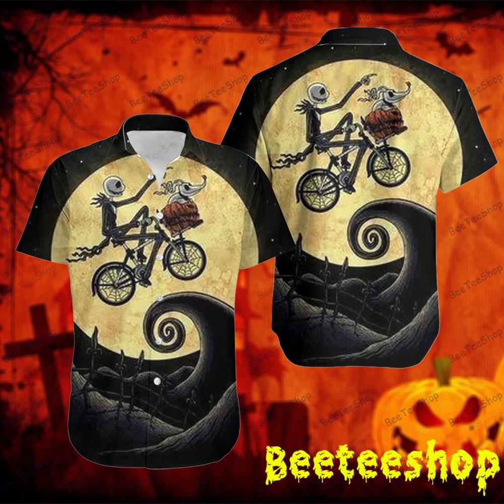 Cycling Moon The Nightmare Before Christmas Halloween Beeteeshop Hawaii Shirt