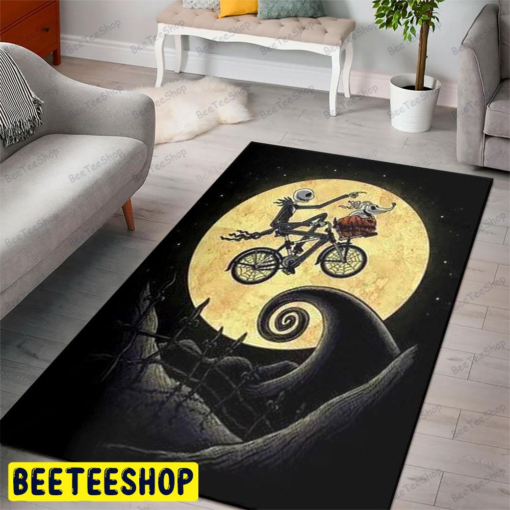 Cycling Moon The Nightmare Before Christmas Halloween Beeteeshop Rug Rectangle