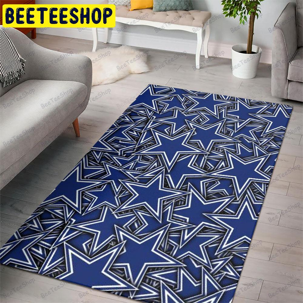 Dallas Cowboys 24 American Sports Teams Beeteeshop Rug Rectangle