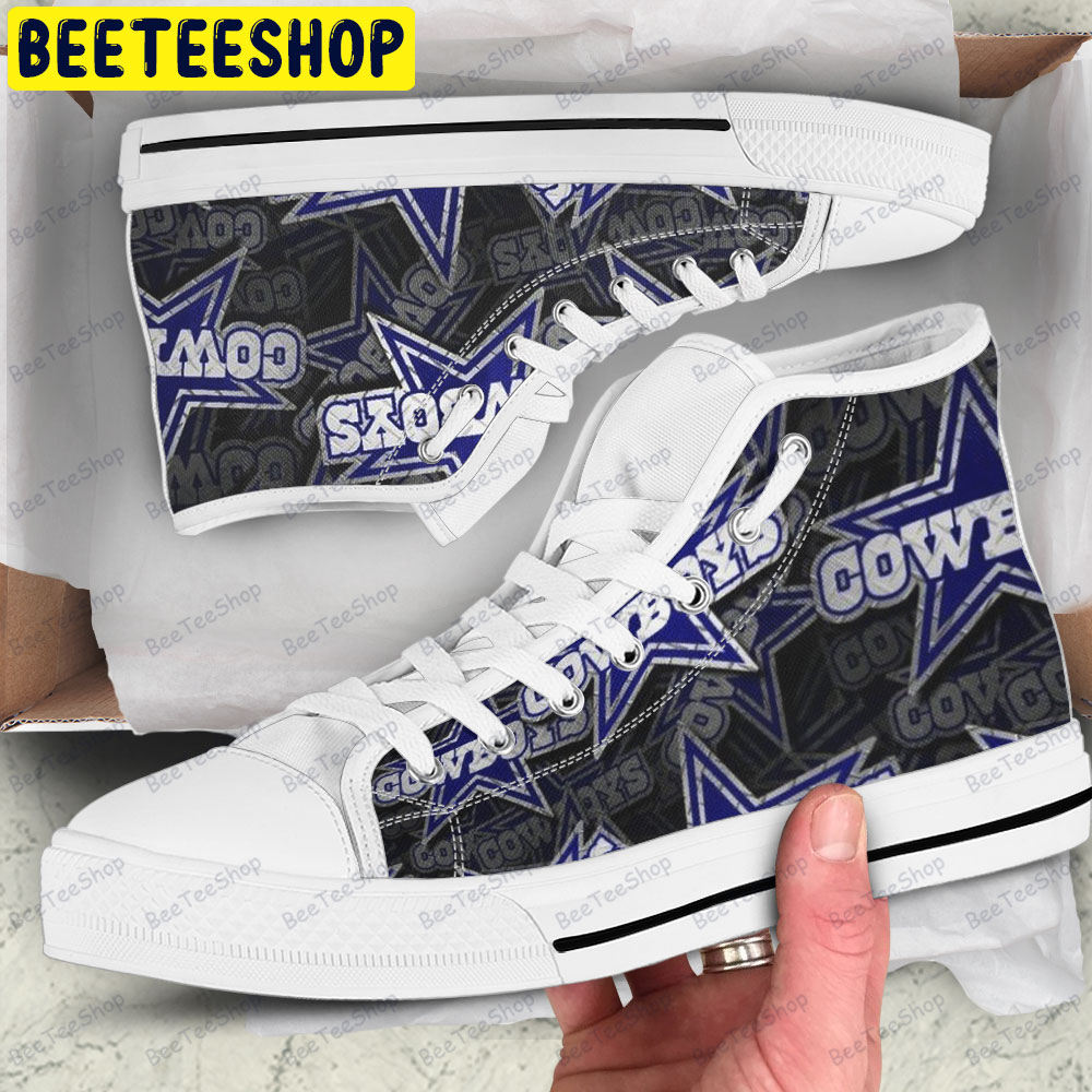 Dallas Cowboys 25 American Sports Teams Adults High Top Canvas Shoes