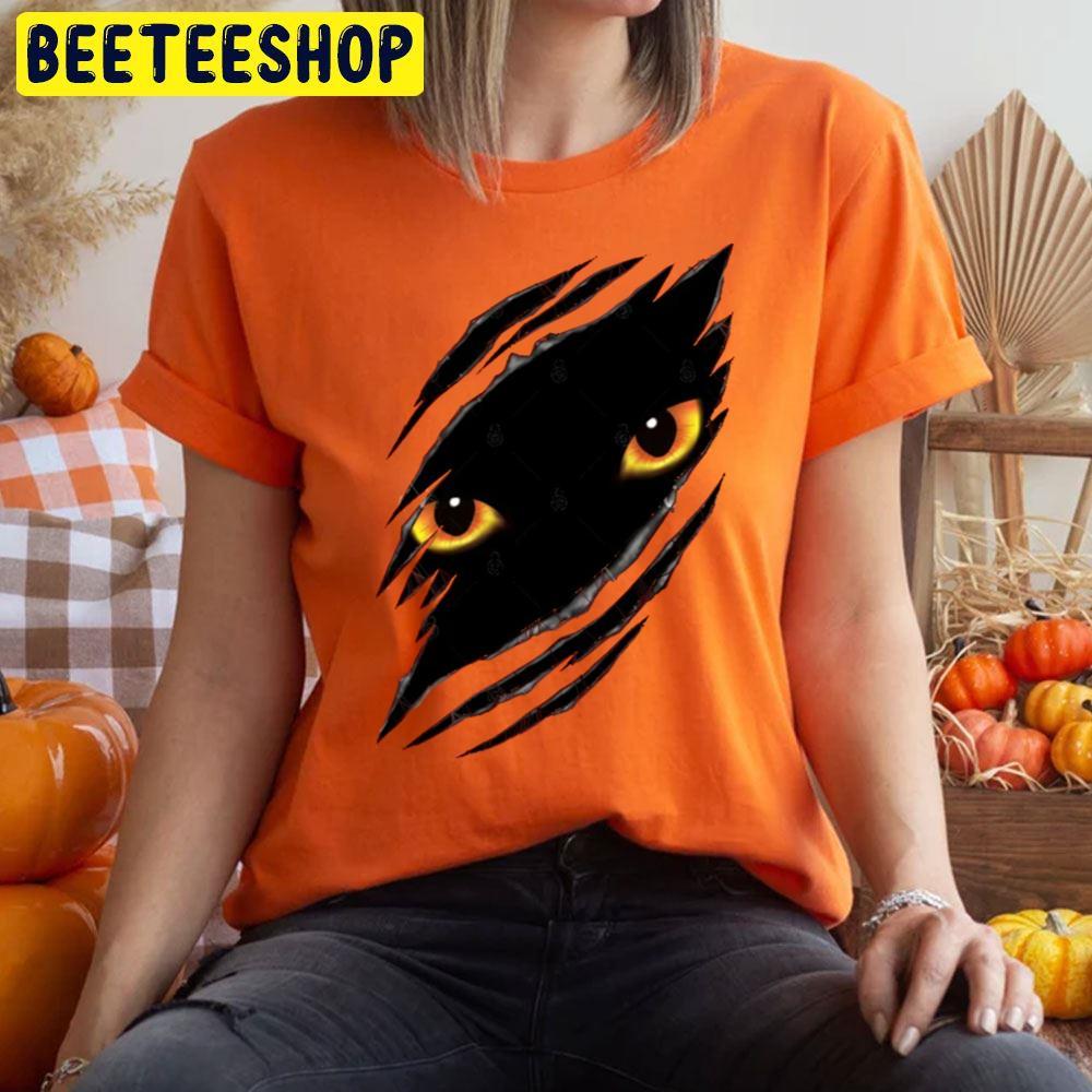 Dark Beast Within Cat Eyes Halloween Beeteeshop Trending Unisex T-Shirt