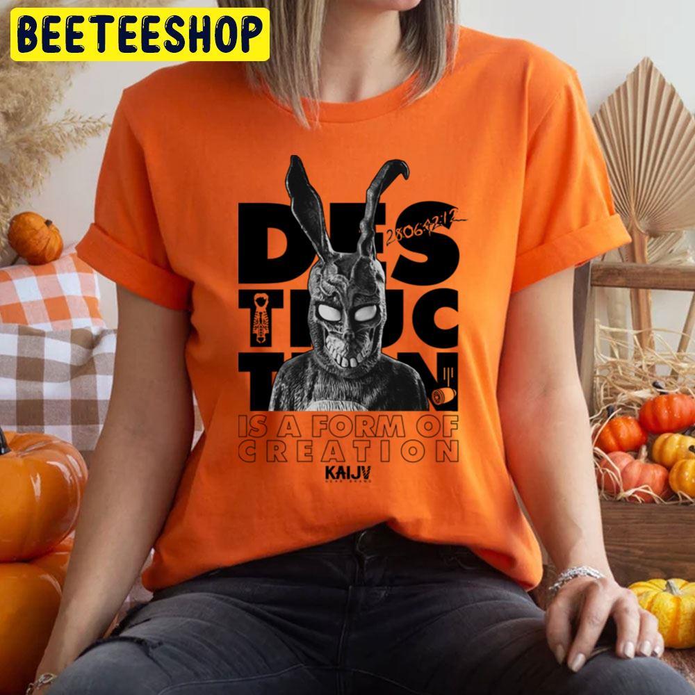 Destruction White Donnie Darko Happy Halloween Beeteeshop Trending Unisex T-Shirt