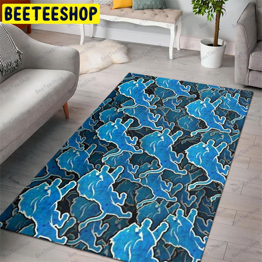 Detroit Lions 23 American Sports Teams Beeteeshop Rug Rectangle