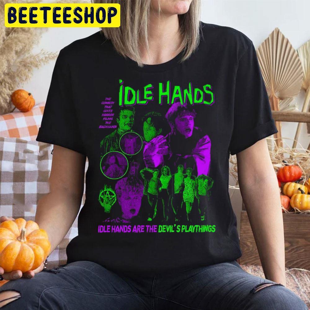 Devil’s Play Things Idle Hands Happy Halloween Beeteeshop Trending Unisex T-Shirt