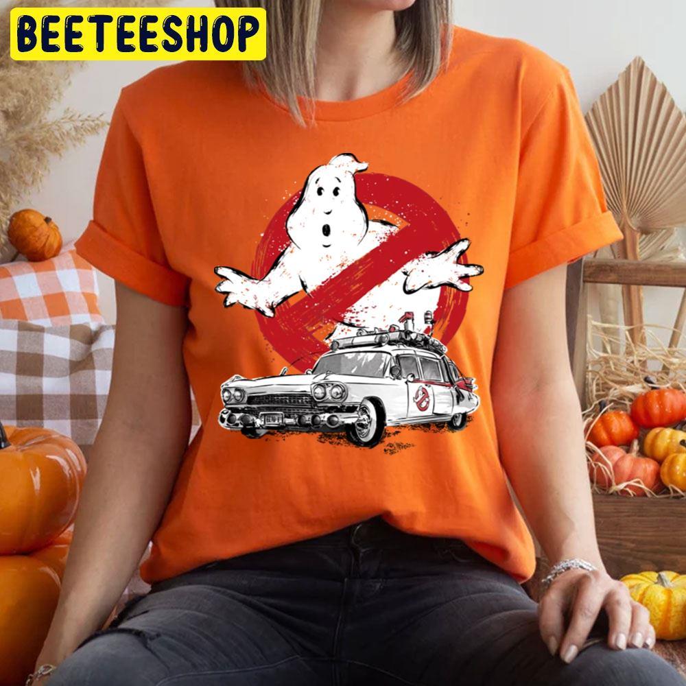 Ecto1 Sumie Ghostbusters Happy Halloween Beeteeshop Trending Unisex T-Shirt