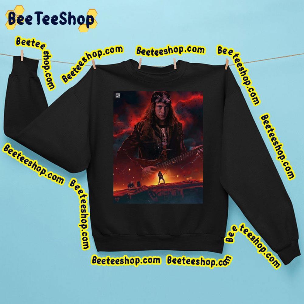 Eddie Will Be Back Stragner Things Season 5 2024 Beeteeshop Trending Unisex Sweatshirt