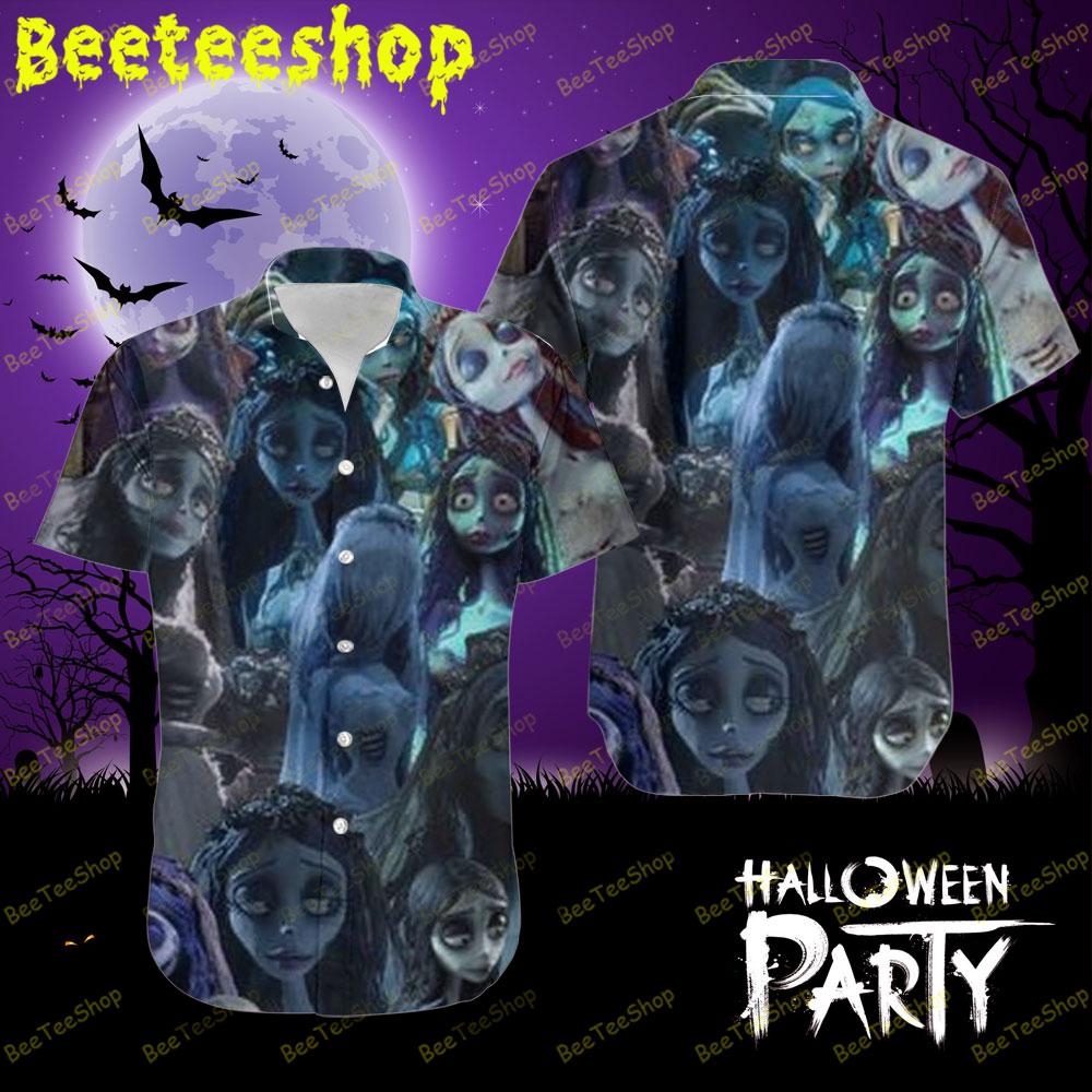 Face Art Corpse Bride Halloween Beeteeshop Hawaii Shirt