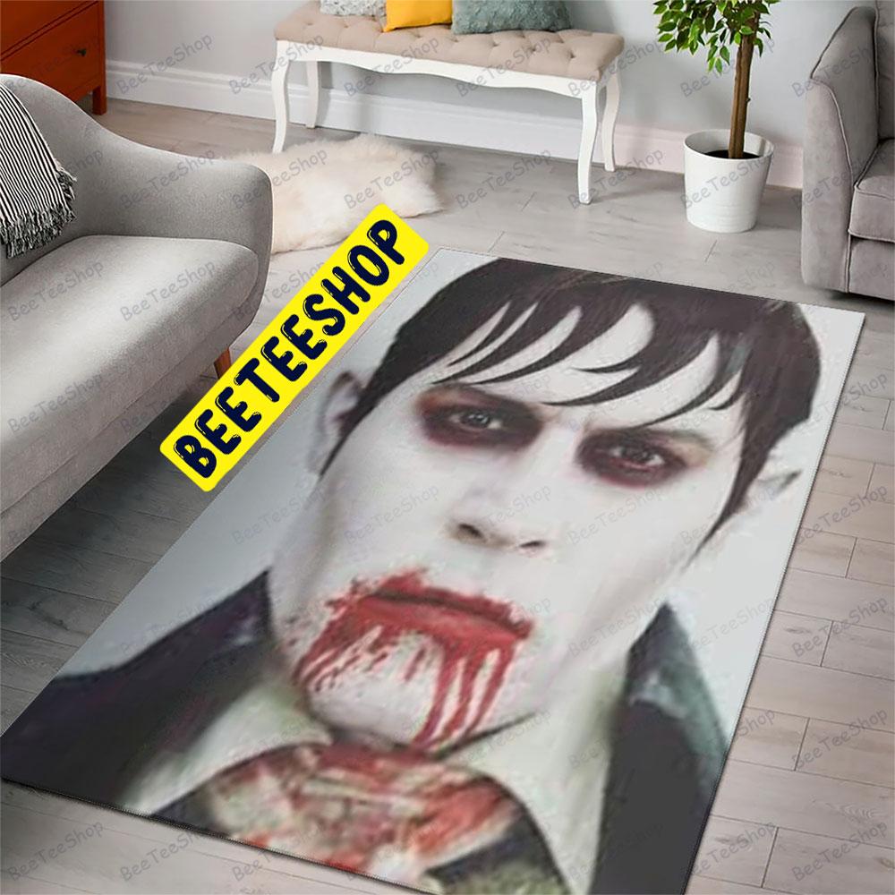 Face Barnabas Collins Dark Shadows Halloween Beeteeshop Rug Rectangle