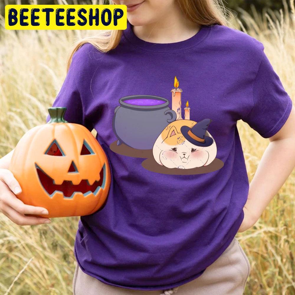 Ffxiv Halloween Witch Fat Cat Beeteeshop Trending Unisex T-Shirt