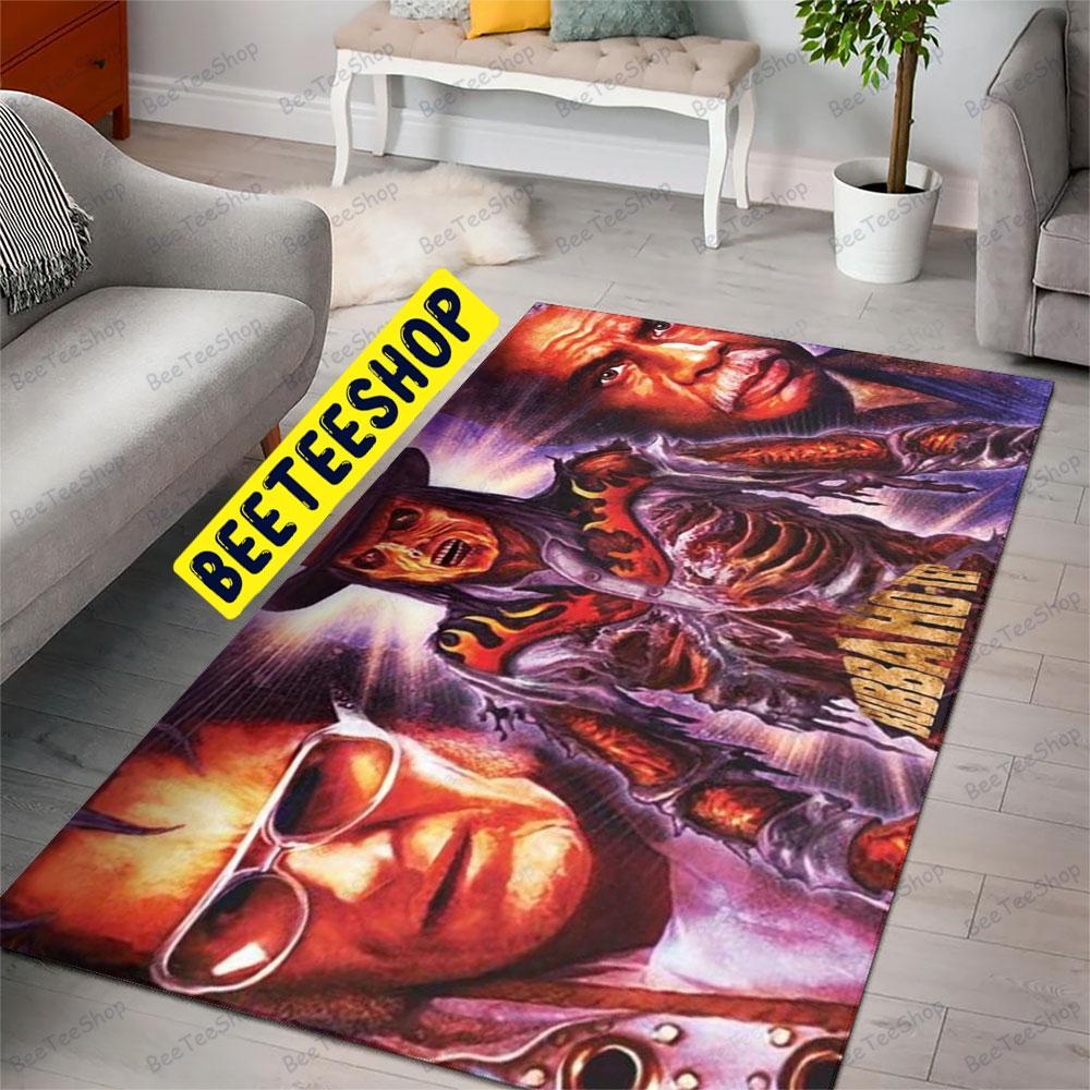 Fire Skull Bubba Hotep Halloween Beeteeshop Rug Rectangle