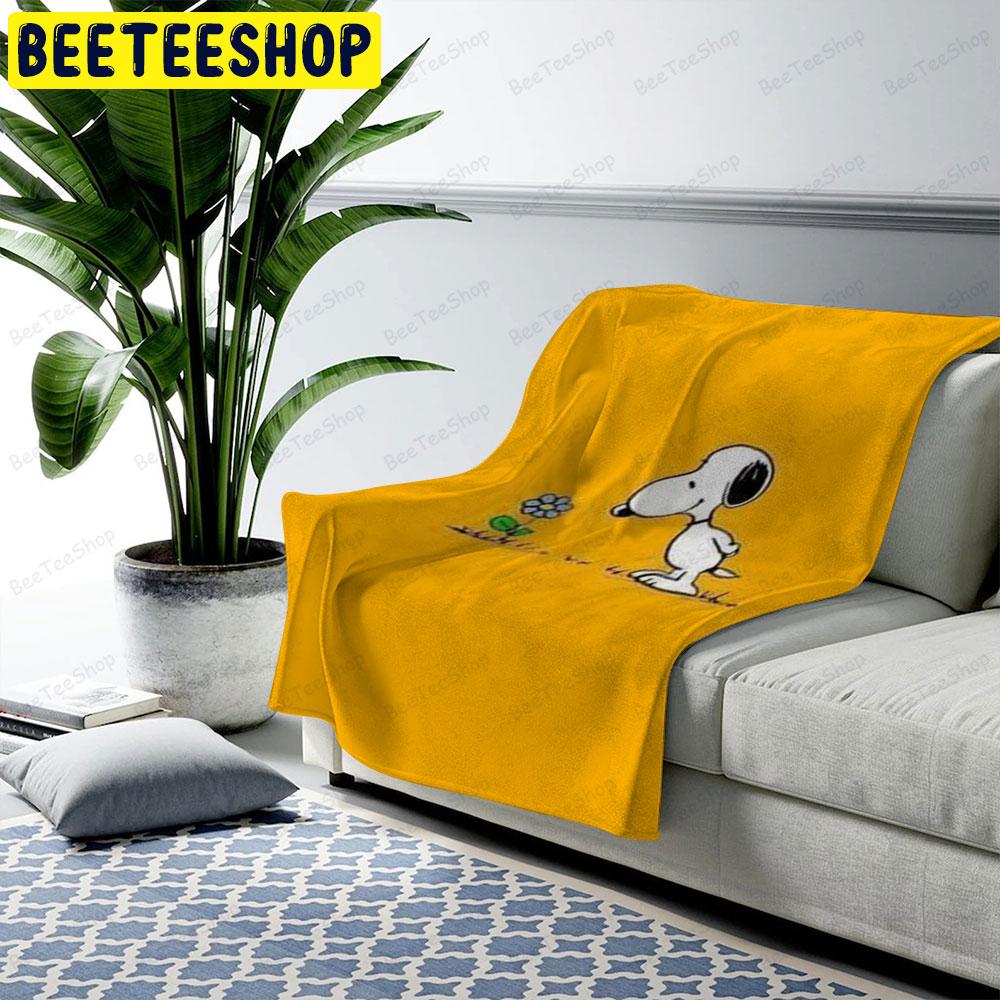 Flower With Snoopy It’s The Great Pumpkin Charlie Brown Halloween Beeteeshop US Cozy Blanket