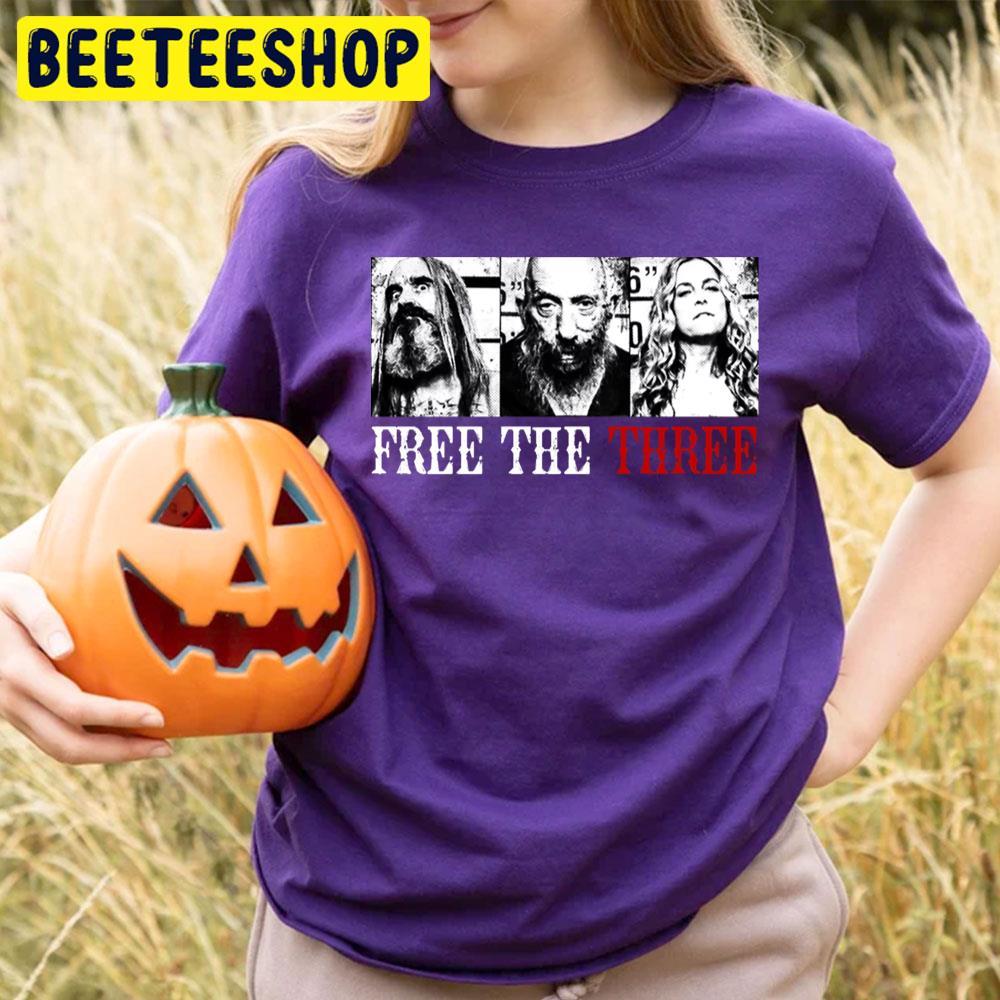 Free The Three From Hell Happy Halloween Beeteeshop Trending Unisex T-Shirt