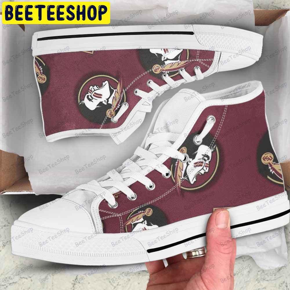 Fsu Seminoles 25 American Sports Teams Adults High Top Canvas Shoes