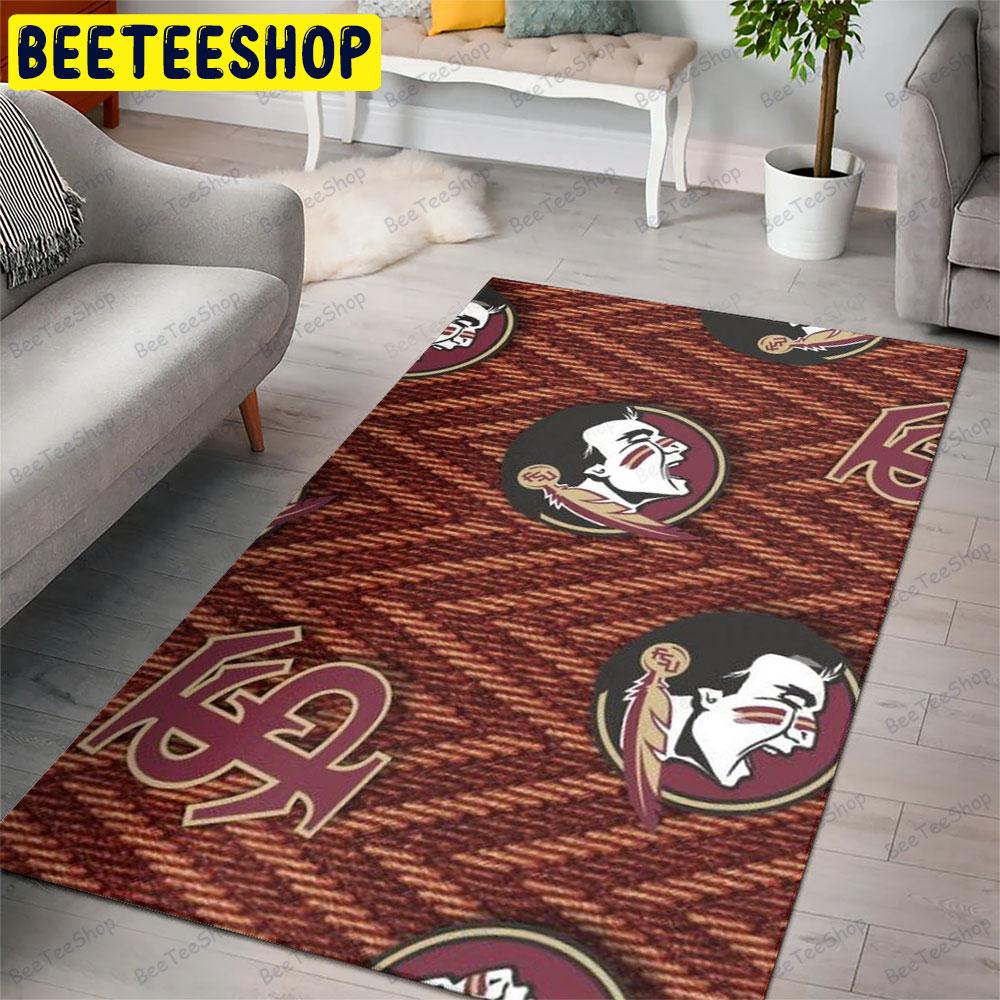 Fsu Seminoles Tweed American Sports Teams Beeteeshop Rug Rectangle