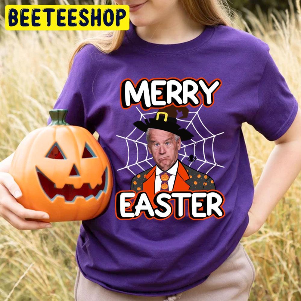 Funny Biden Halloween Confused Biden Merry Easter Beeteeshop Trending Unisex T-Shirt