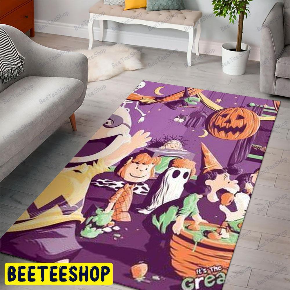 Funny Charlie Brown It’s The Great Pumpkin Charlie Brown Halloween Beeteeshop Rug Rectangle