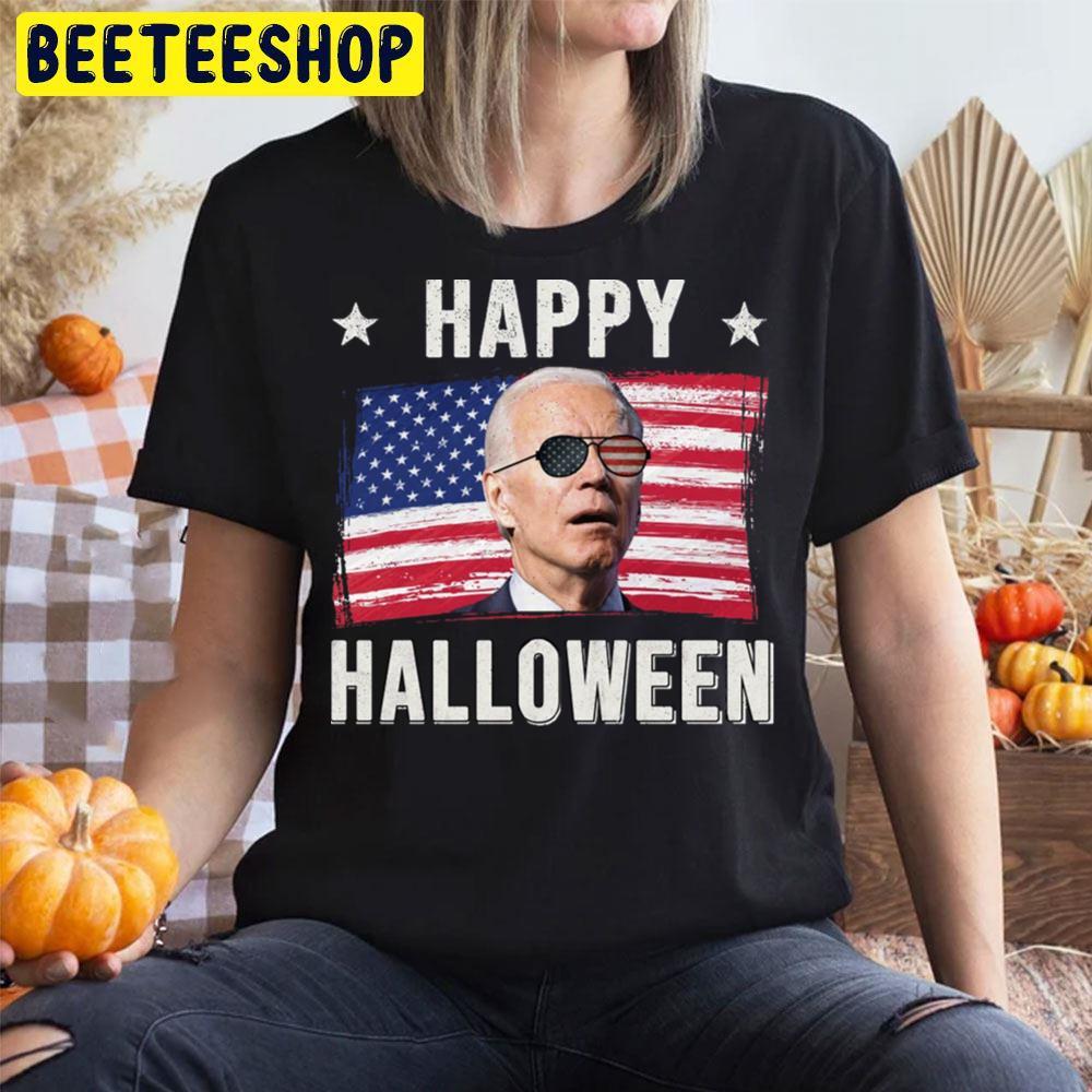 Funny Joe Biden Confused Happy Halloween Beeteeshop Trending Unisex T-Shirt