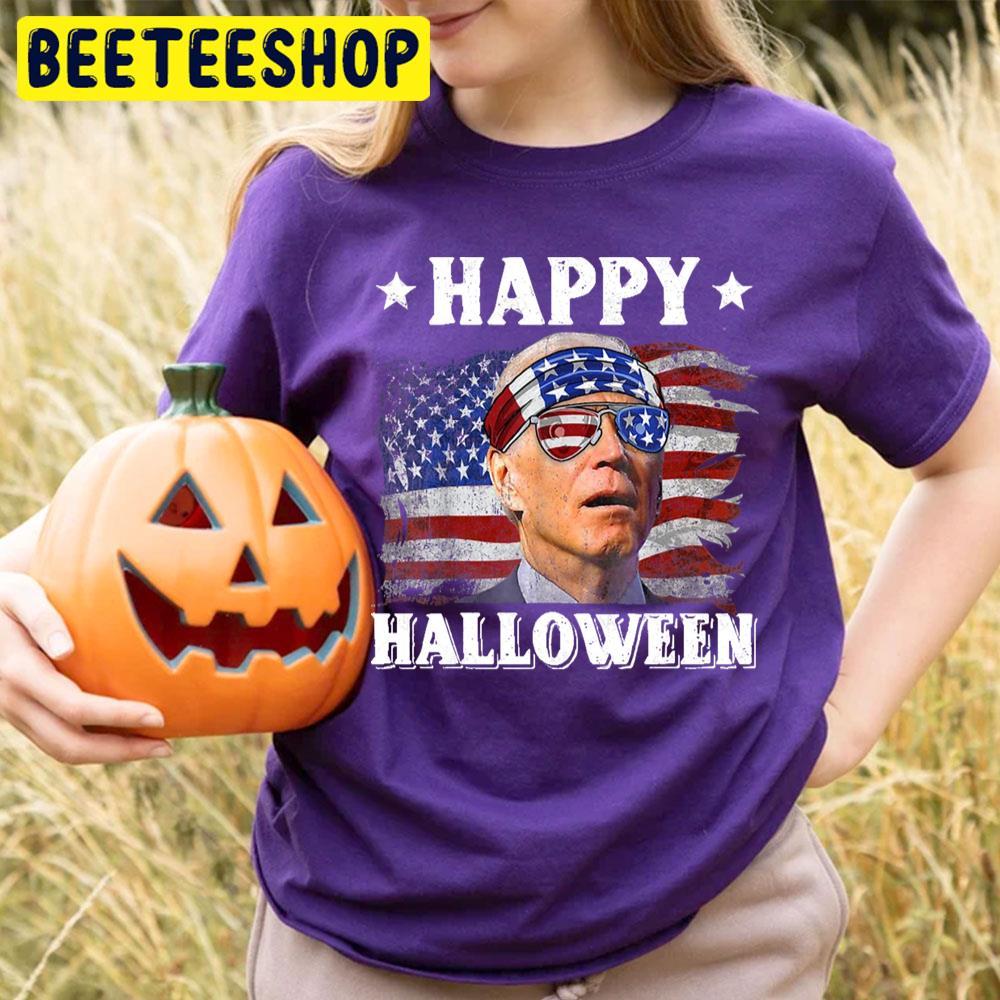 Funny Joe Biden Happy Halloween Confused 4th Of July Beeteeshop Trending Unisex T-Shirt