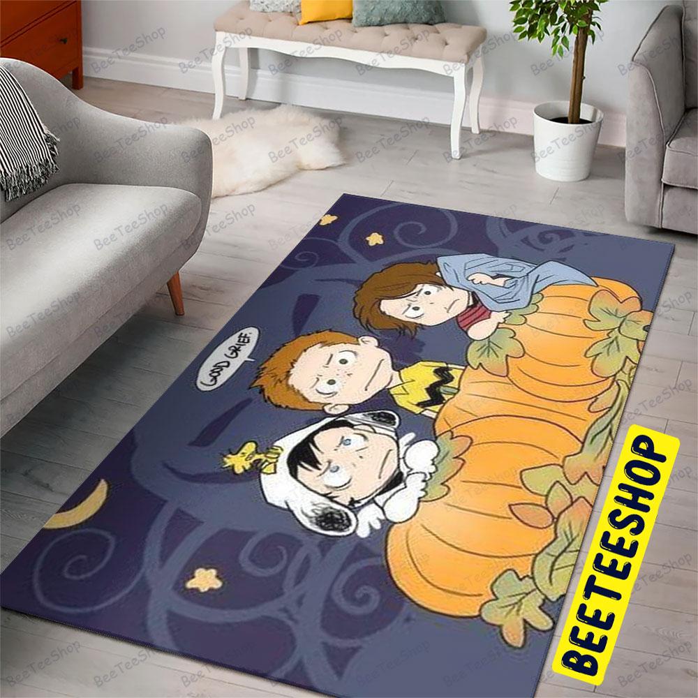 Good Grief It’s The Great Pumpkin, Charlie Brown Halloween Beeteeshop Rug Rectangle