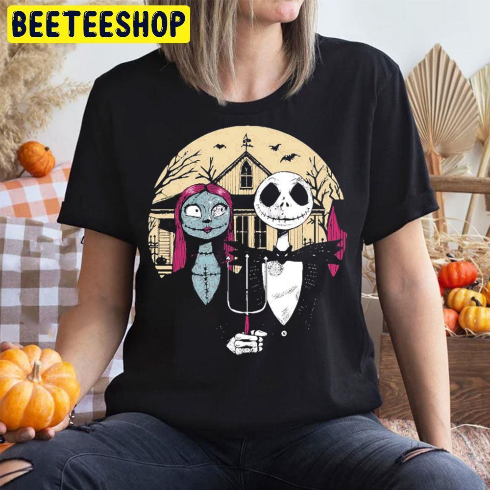 Gothic The Nightmare Before Christmas Happy Halloween Beeteeshop Trending Unisex T-Shirt