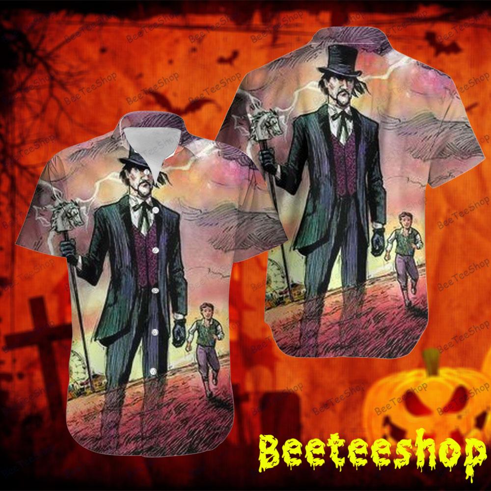 Graphic Mr.Dark Something Wicked This Way Comes Halloween Beeteeshop Hawaii Shirt