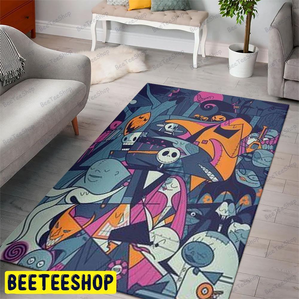 Graphic The Nightmare Before Christmas Halloween Beeteeshop Rug Rectangle