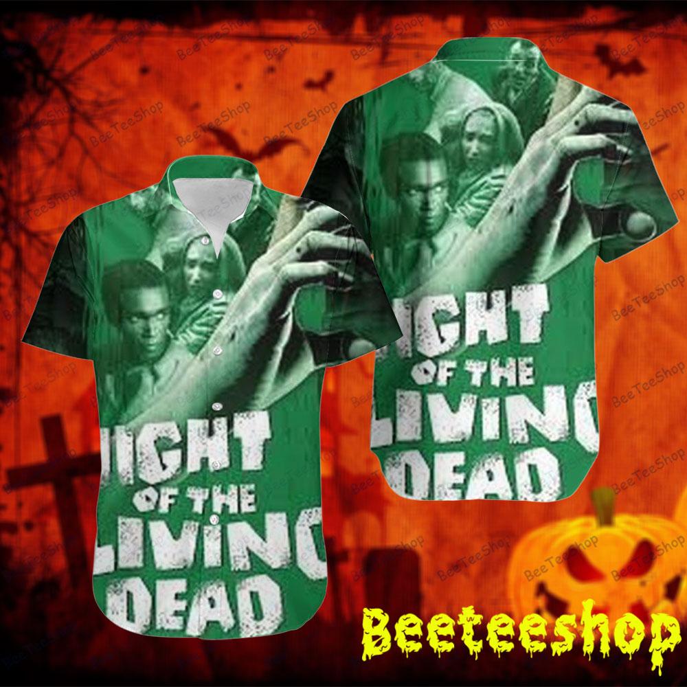 Green Art Movie Night Of The Living Dead Halloween Beeteeshop Hawaii Shirt