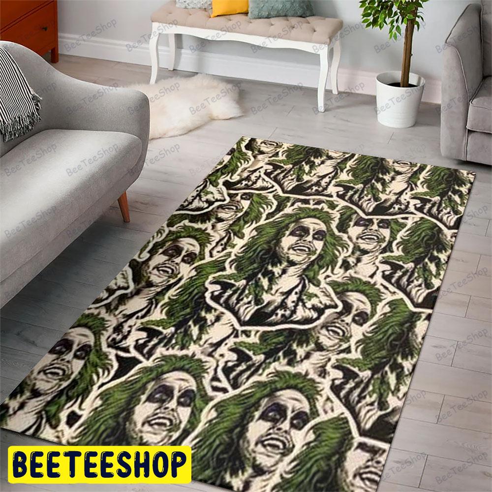 Green Hair Michael Keaton Beetlejuice Halloween Beeteeshop Rug Rectangle