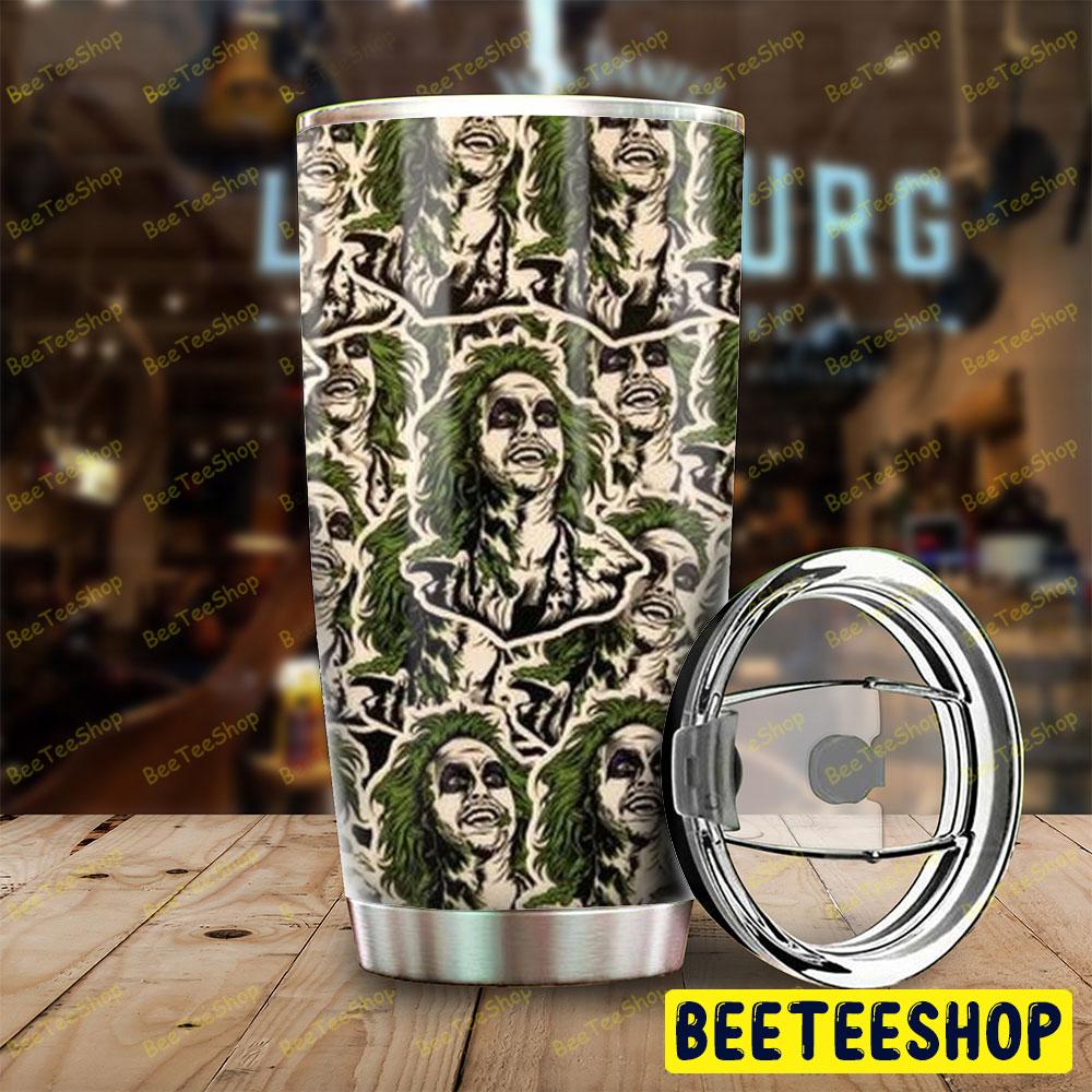 Green Hair Michael Keaton Beetlejuice Halloween Beeteeshop Tumbler