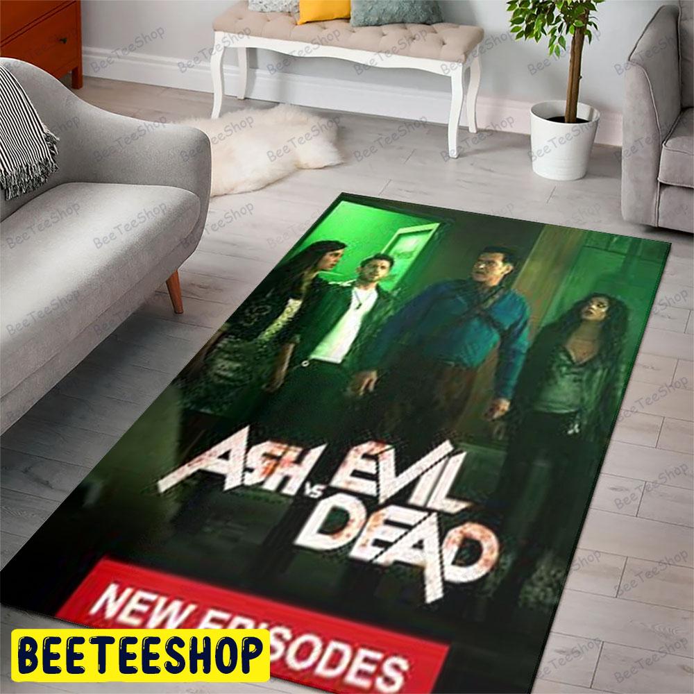 Green Magic Ash Vs Evil Dead Halloween Beeteeshop Rug Rectangle