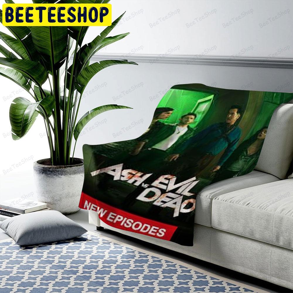 Green Magic Ash Vs Evil Dead Halloween Beeteeshop US Cozy Blanket