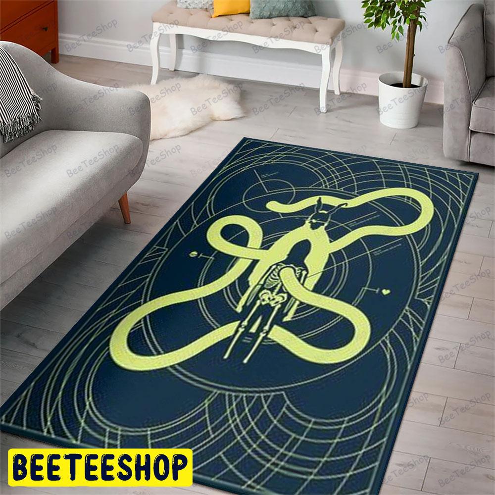 Green Rabbit Donnie Darko Halloween Beeteeshop Rug Rectangle