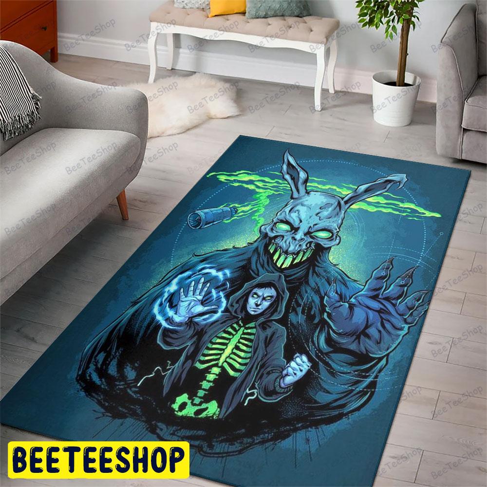 Green Smoke Donnie Darko Halloween Beeteeshop Rug Rectangle