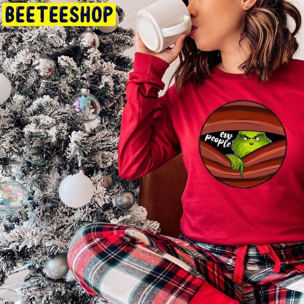 Grinch Ew People Christmas Beeteeshop Trending Unisex Sweatshirt