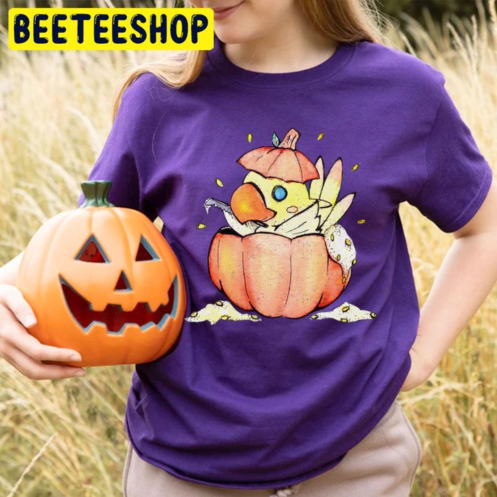 Hallochocobo Pumpkin Halloween Beeteeshop Trending Unisex T-Shirt