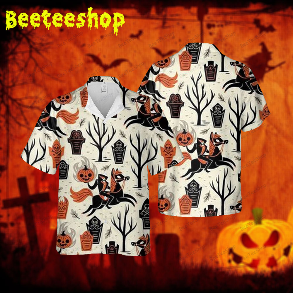 Halloween 041 Spread Collar Hawaii Shirt