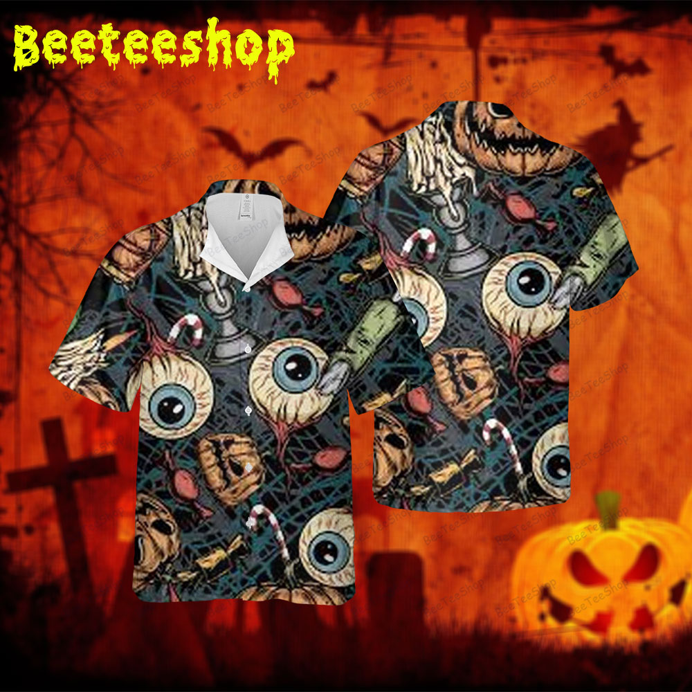 Halloween 130 Spread Collar Hawaii Shirt