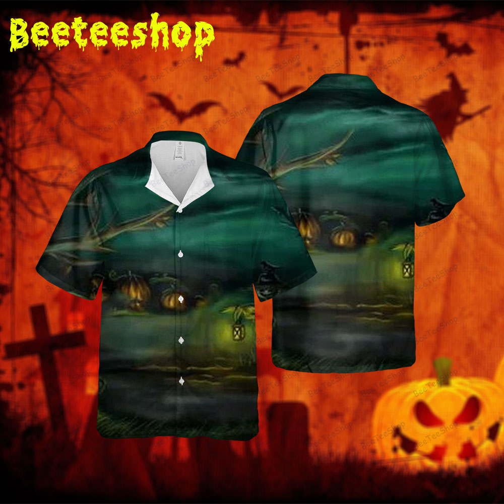 Halloween 250 Spread Collar Hawaii Shirt