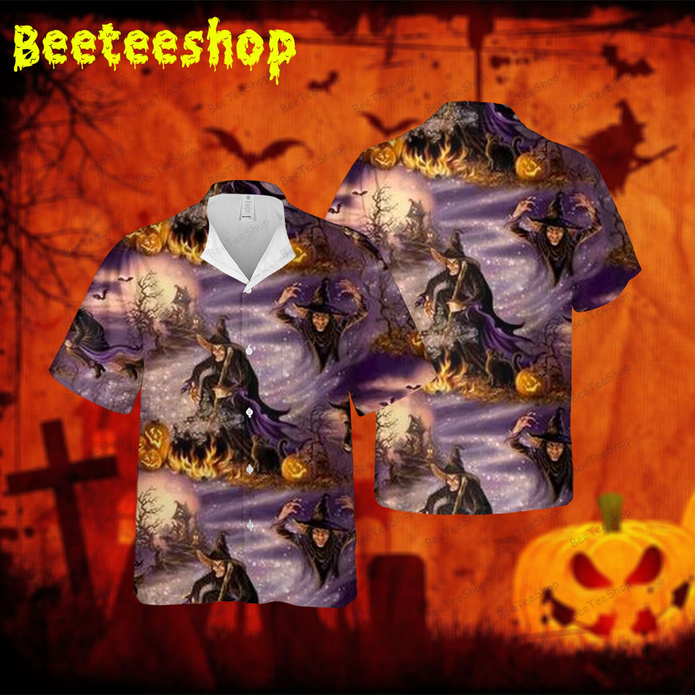 Halloween 305 Spread Collar Hawaii Shirt