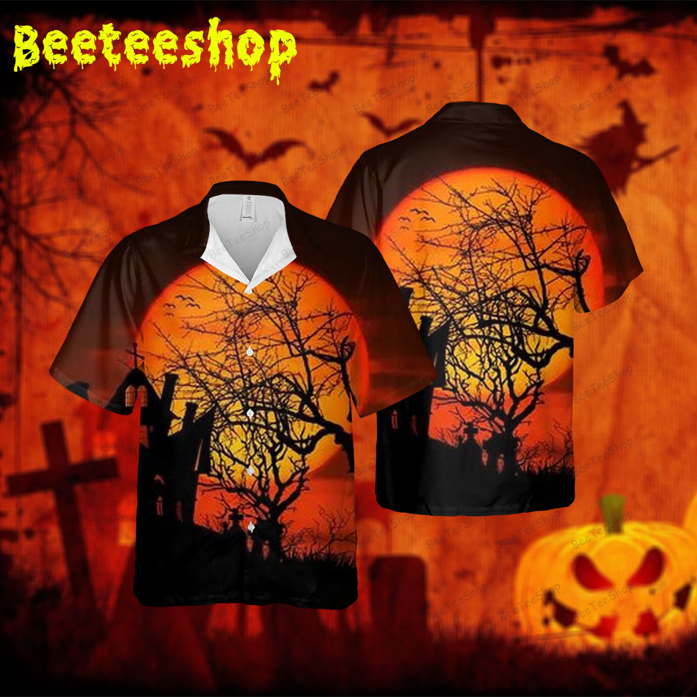 Halloween 315 Spread Collar Hawaii Shirt