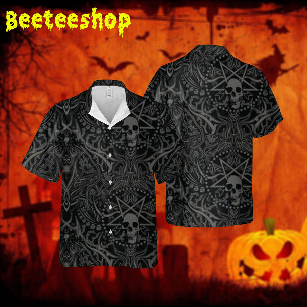 Halloween 334 Spread Collar Hawaii Shirt