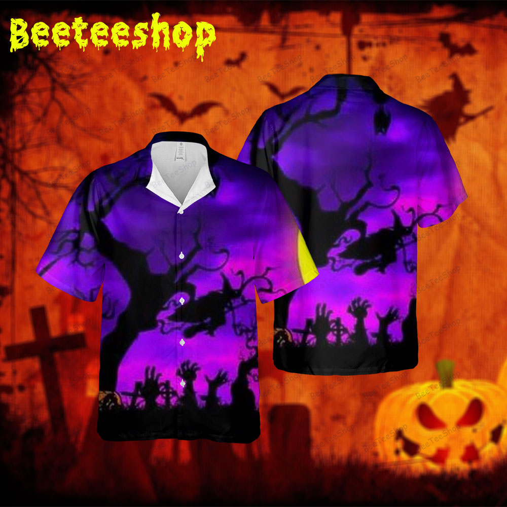 Halloween 346 Spread Collar Hawaii Shirt