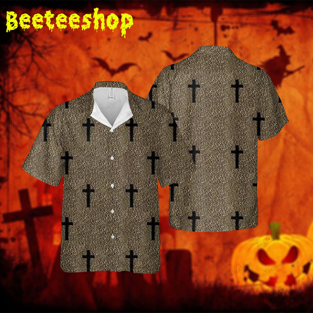 Halloween 409 Spread Collar Hawaii Shirt