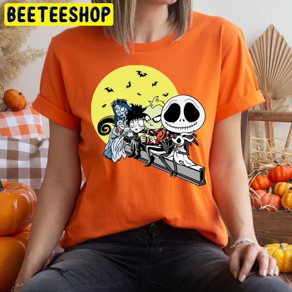 Halloween Atop A Skyscraper Emily Corpse Bride Beeteeshop Trending Unisex T-Shirt