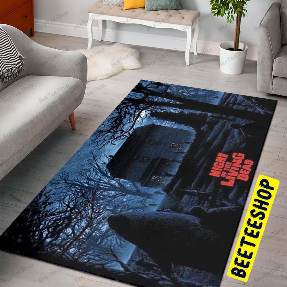 Halloween House Night Of The Living Dead Beeteeshop Rug Rectangle