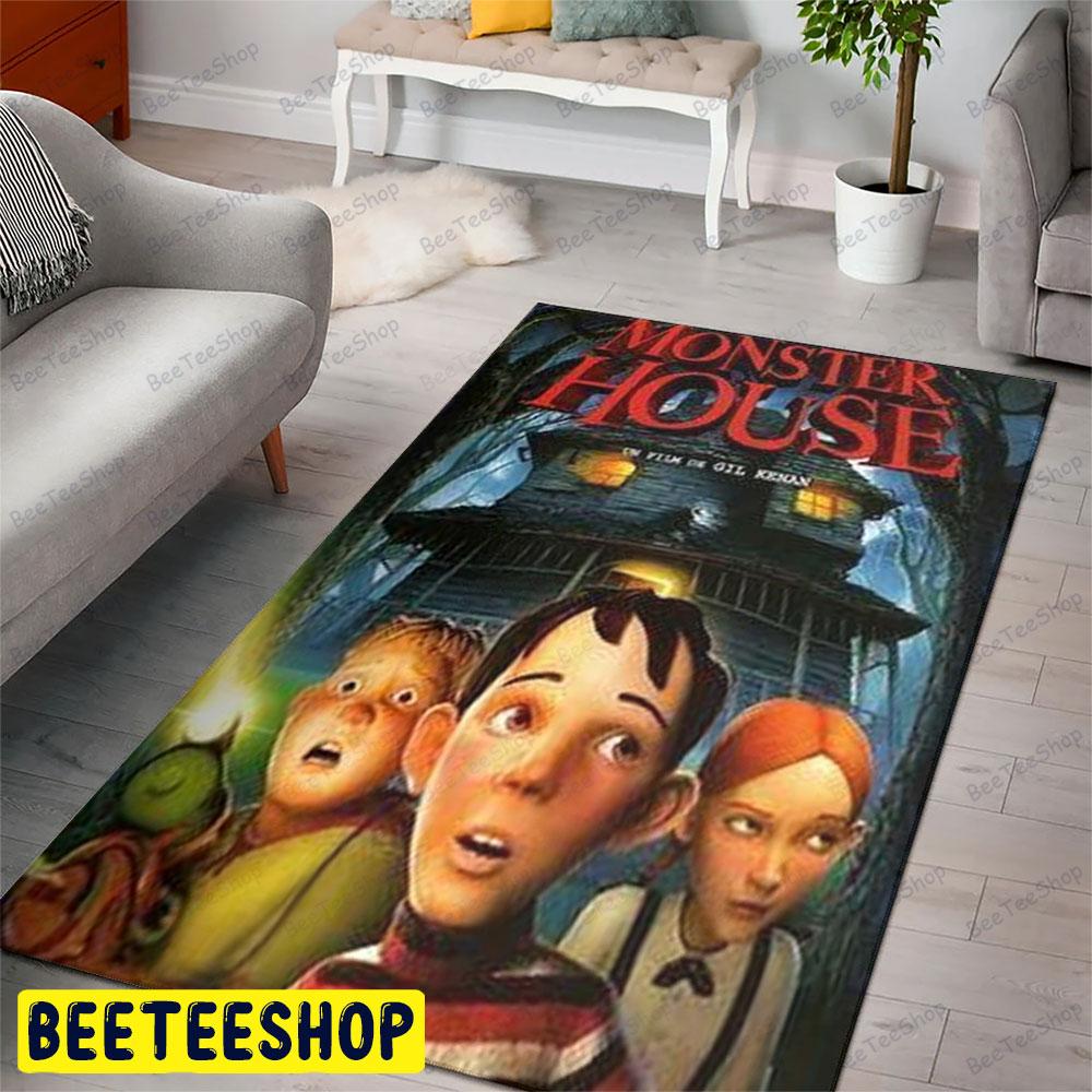 halloween Monster House movie Beeteeshop Rug Rectangle