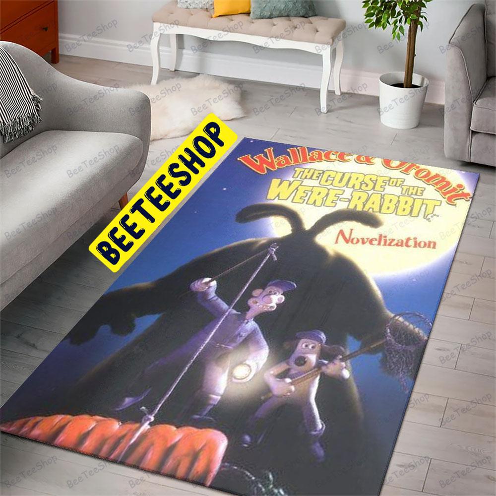 Halloween Novelization Wallace & Gromit The Curse Of The Were-Rabbit Beeteeshop Rug Rectangle